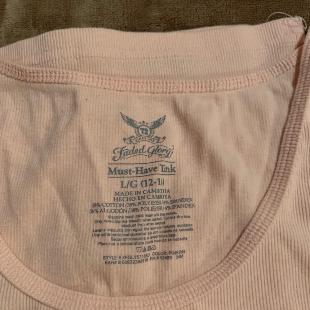Light pink tank